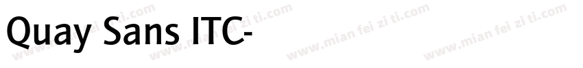 Quay Sans ITC字体转换
